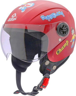 ABP CHAMP ISI Certified Kids Helmet For Boys And Girls Motorbike Helmet(Red)