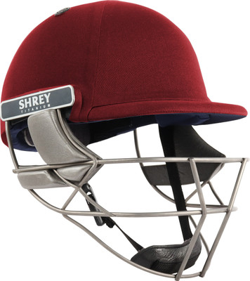 Shrey D-PRO GUARD AIR TITANIUM Cricket Helmet(Maroon)