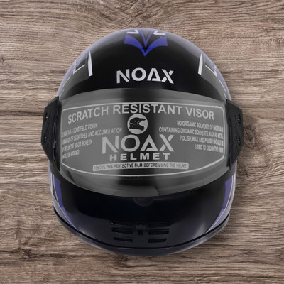 NOAX unisex full face good hard quality helmet-Green272 fk_92 Motorbike Helmet(Blue)