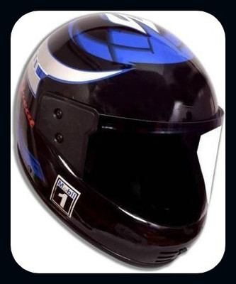 SDF TRYFLY BLUE KIMI (ISI APPROVED) X Motorbike Helmet (Black)_HLT Motorbike Helmet(Black)