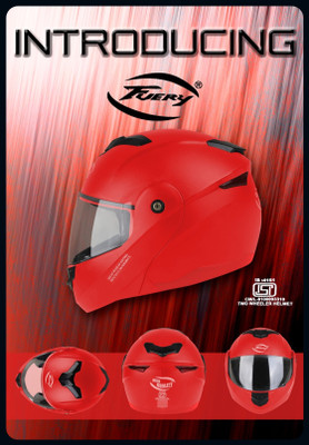 fuery Flipup Transparent visor TFU-78_New Motorsports Helmet(Red)