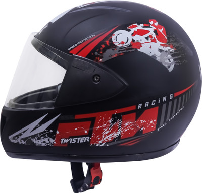 NOAX ISI MARKED HELMET FOR SAFTY RIDDING UNISEX FK)667 Motorbike Helmet(Red)