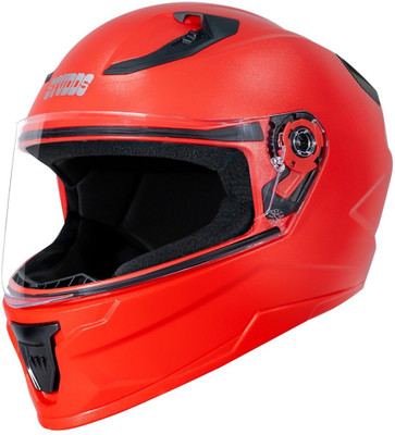 STUDDS Raider Street Motorbike Helmet(Red)