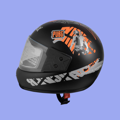 Font unisex safty helmet for riders_62-AAA Motorbike Helmet(Orange)