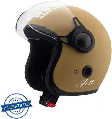 OZONE JBB_CLASS ONE HELMET_OPEN FACE_LIGHT WEIGHT_@SAFTEY@_03 Motorbike Helmet(Yellow)