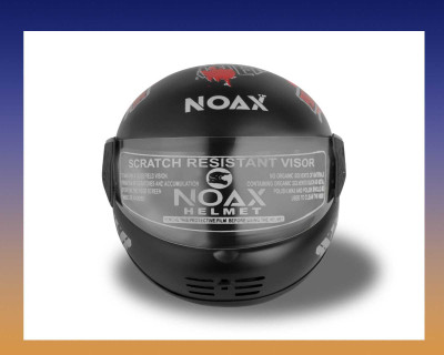 NOAX SOLID QUALITY FOR UNISEX HELMET FULL FACE SL-387 Motorbike Helmet(Red)