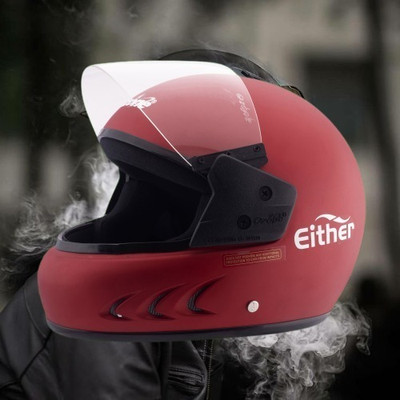 OZONE Full Face_Unique Design Helmet_Premium Class_@V@68 Motorbike Helmet(Red)