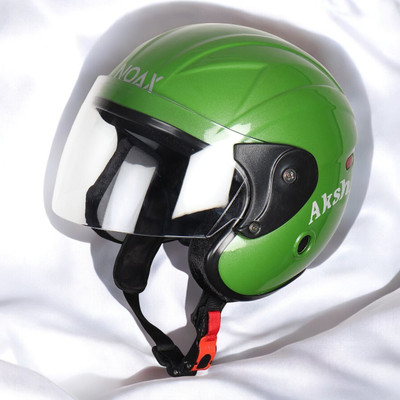 NOAX UNISEX SAFETY HELMET ONROAD HELMET- TWO WHEELER,BIKE & SCOOTER (SL-2996 Motorbike Helmet(Green)
