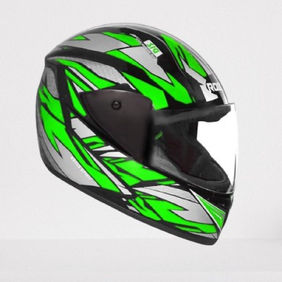 KIN Full Face Helmet_ISI certified_Green_H12 Motorbike Helmet(Green)