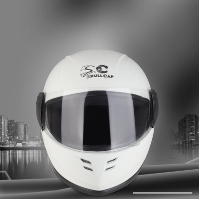 SKULLCAP NEW MODAL 20-ARB Motorbike Helmet(White)