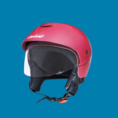 OZONE Prime Helmet_OpenFace_for Safety_Premium quality_LG@a@151 Motorbike Helmet(PINK RED)