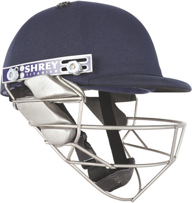 Shrey Pro Guard Titanium 2.0 Cricket Helmet(Navy Blue)