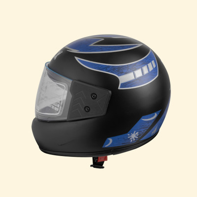 NOAX unisex full facce helmet originall@5 Motorbike Helmet(Blue)