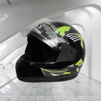 NOAX ISI MARKED UNISEX HELMET FOR RIDDING BIKE NON STOP(DD-248 Motorbike Helmet(Black)