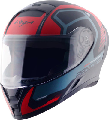 VEGA Ranger Crew Motorbike Helmet(Dull Black Red)