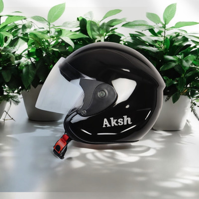 NOAX SOLID BRANDED & ISI MARKED HELMET FOR UNISEX SAFE RIDE(SLFK-150 Motorbike Helmet(Black)