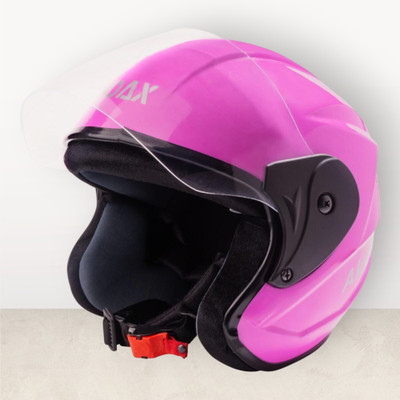 NOAX ISI MARKED KING OF HELMET UNISEX RIDDING HELMET TOP SELLING(DD-643 Motorbike Helmet(Pink)