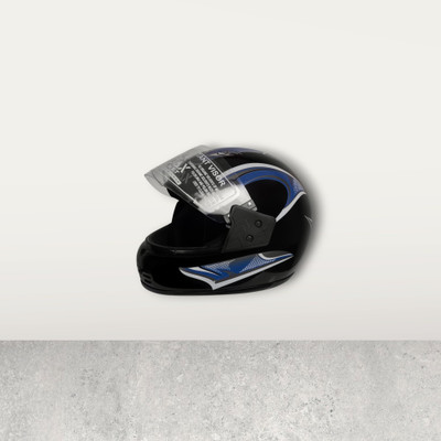 NOAX HELMET KING FULL FACE & ISI MARKED FOR UNISEX ((SL-9 Motorbike Helmet(Blue)