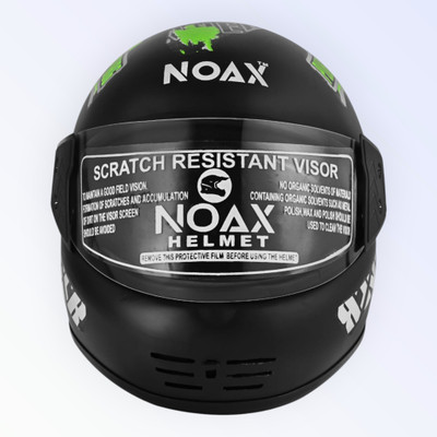 NOAX Helmet GOOD QUALITYFOR UNISEX for bike -188-Green Motorbike Helmet(Green)
