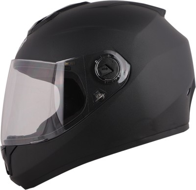 Steelbird SBH-11 Zoom Plus Full Face Dashing Black Motorbike Helmet(Black)