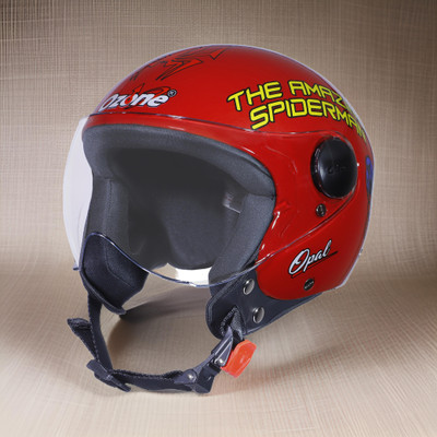 OZONE opal helmet _openface_freesize_083 Motorbike Helmet(Red)