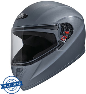 STUDDS Crest Eco Motorbike Helmet(Grey)