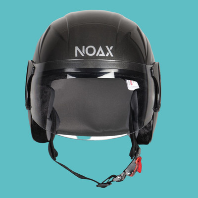 NOAX unisex open face helmet for safty564 Motorbike Helmet(Grey)