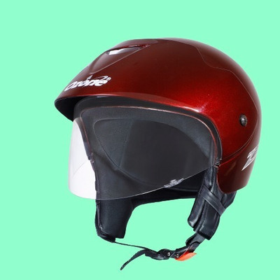 OZONE Prime Helmet_OpenFace_for Safety_Premium quality_LG@a@06 Motorbike Helmet(Cherry Red)