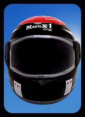 MonteX-1 New_Full Face Bike helmet L37 Motorbike Helmet(Black)