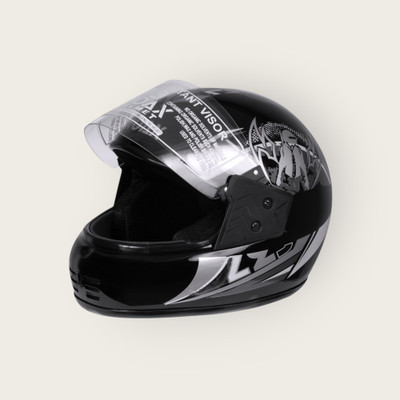 Font Unisex Full Face Helmet For Motorbikes -604-ABC Motorbike Helmet(Silver)