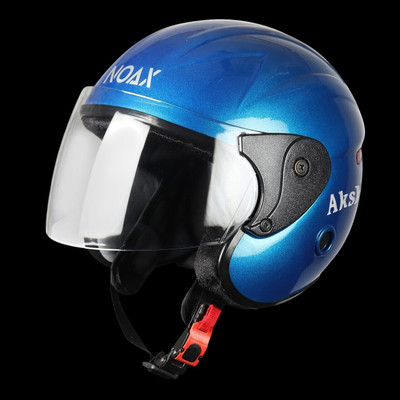 NOAX young men helmet for ridinggg motorbike-53 Motorbike Helmet(Blue)