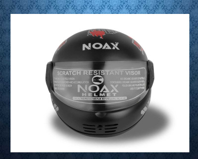 NOAX SOLID QUALITY FOR UNISEX HELMET FULL FACE SL-311 Motorbike Helmet(Red)