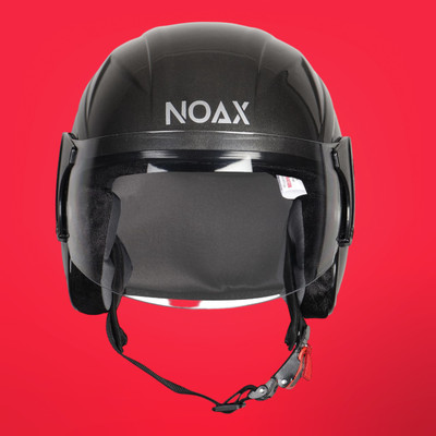 NOAX UNISEX SAFETY HELMET ONROAD HELMET- TWO WHEELER,BIKE & SCOOTER (SL-3041 Motorbike Helmet(Grey)
