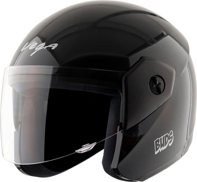 VEGA O/F Motorbike Helmet(Black)