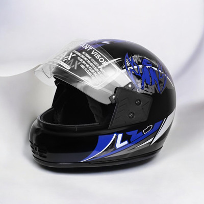 Font New_young men helmet for riding motorbike-47aaa-HELMAT_NEW_NOAX-47-BLUE Motorbike Helmet(Blue)