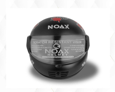 NOAX SOLID QUALITY FOR UNISEX HELMET FULL FACE SL-429 Motorbike Helmet(Red)