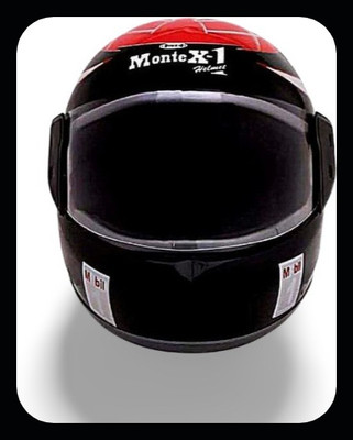 MonteX-1 New_Full Face Bike helmet L25 Motorbike Helmet(Black)