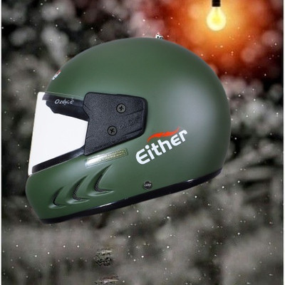 OZONE Premium_Helmet_full face_JBB@Gv@109 Motorbike Helmet(MILITARY GREEN)