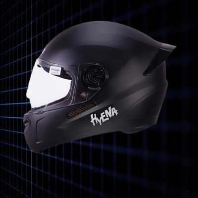 OZONE Prime Helmet_Hyena_full face_ISI_Certified_JBB@V1 Motorbike Helmet(Black)