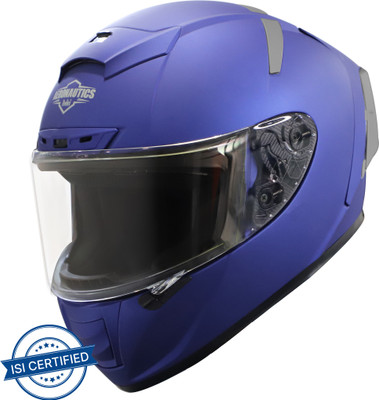 Steelbird SA-2 Aeronautics Motorbike Helmet(Mat Y.Blue)