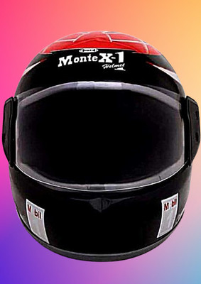 MonteX-1 Full Face Bike helmet L42 Motorbike Helmet(Black)