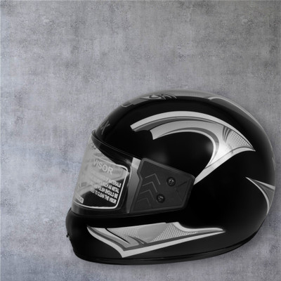 NOAX KING OF HELMET UNISEX OPEN FACE motorbike HELMET-Blue7070-Silver j-ABCD-Helmat Motorbike Helmet(Silver)