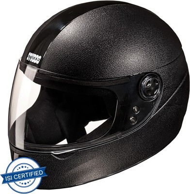 STUDDS Chrome Elite Motorbike Helmet(Black)