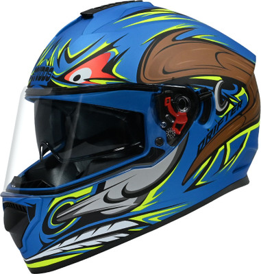 STUDDS Drifter D4 Motorbike Helmet(MATT BLUE)