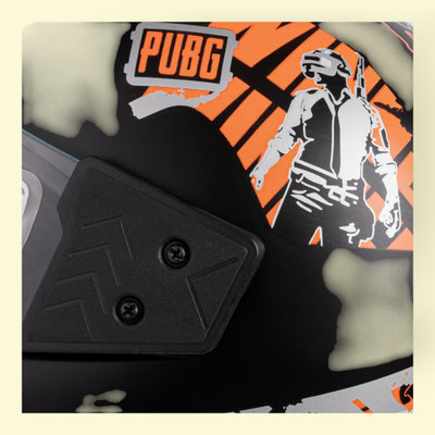 NOAX unisex full face good hard quality helm-301-Orange Motorbike Helmet(Orange)