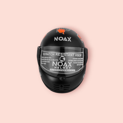 NOAX ISI MARKED KING OF HELMET UNISEX RIDDING HELMET TOP SELLING(DD-1738 Motorbike Helmet(Orange)