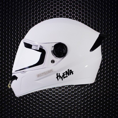 OZONE HyEnA_Super_Quality_Helmet_For Safety n Style_@LG@_0127 Motorbike Helmet(White)