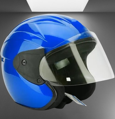 Lxt Blue_Half_face_Helmet_with ISI Certified_BL81 Motorbike Helmet(Blue)