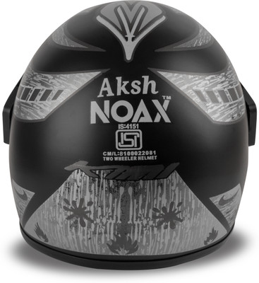 NOAX Kawach For Head0.3 Silver matt Motorbike Helmet(Silver)