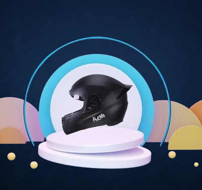 OZONE Full Face_Premium Helmet_Superior Quality_Unique Design_@v@G02 Motorbike Helmet(Black)